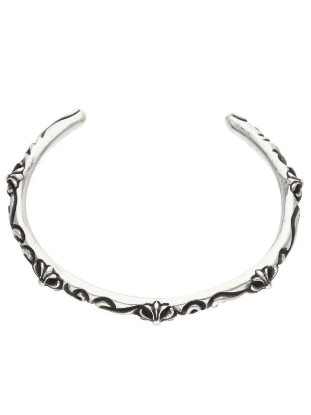 Chrome Hearts Bangle Sbt Band Silver Bracelet